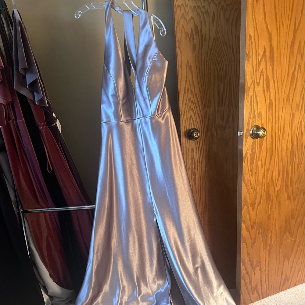 Jenny Yoo Corrine Dress Quartz satin Size 18